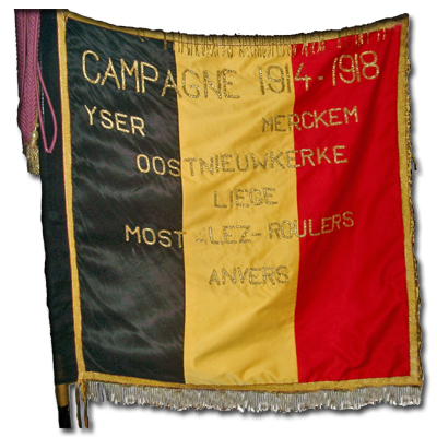 Drapeau du 1 Rgiment de Chasseurs  Pied