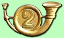 Insigne de bret 2me Chasseurs  Pied modle 1949